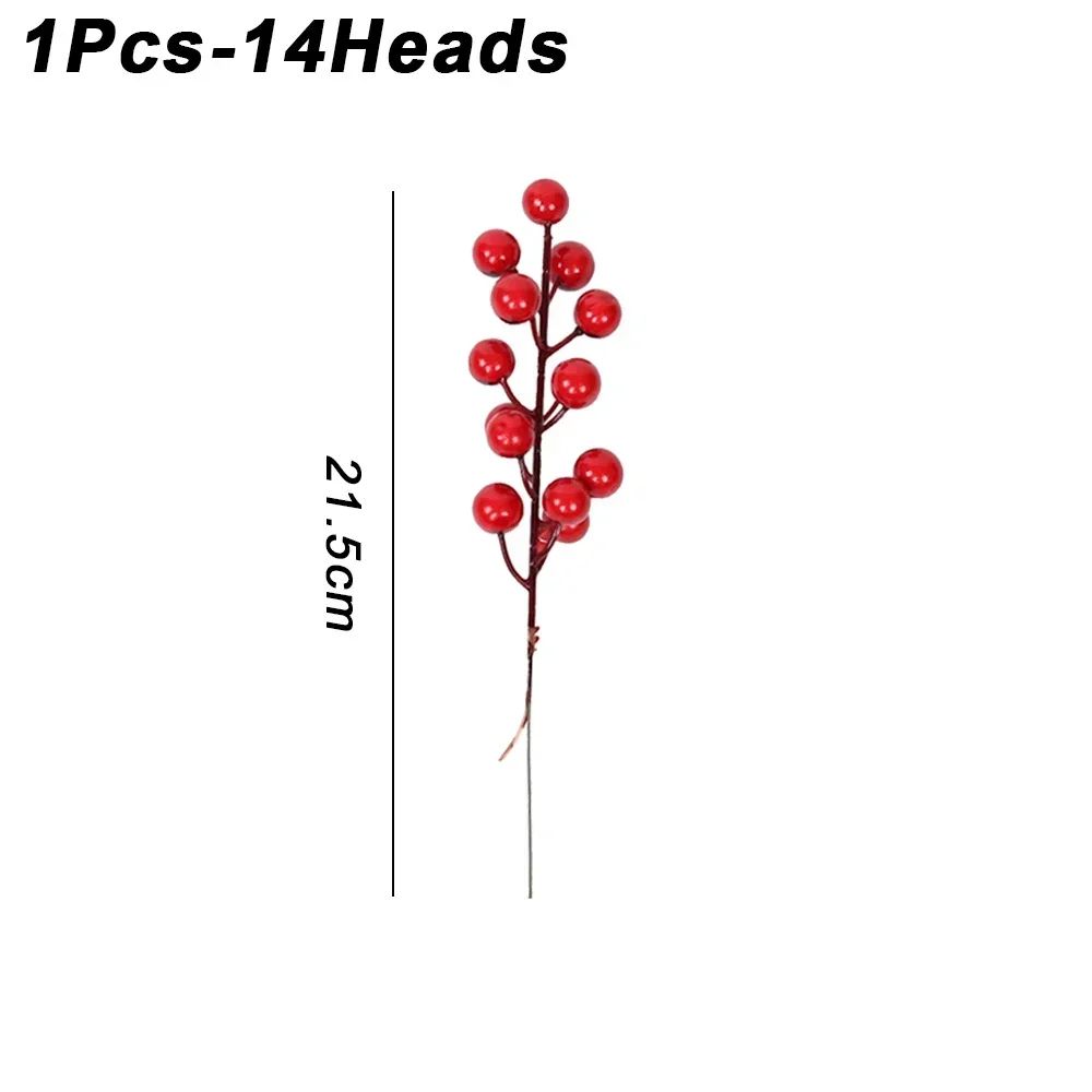 Artificial Holly Berry Stems For Christmas Decor 7