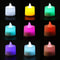 Colorful LED Flameless Tealight Candles Set 5