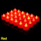Colorful LED Flameless Tealight Candles Set 8