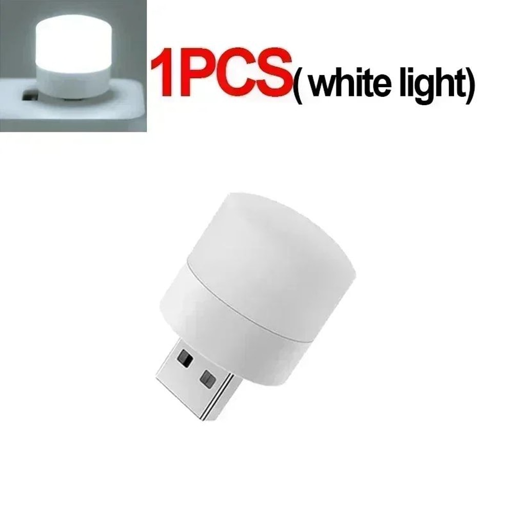 Mini USB LED Night Light Reading Lamp 6