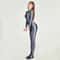 Satin Full Body Yoga Jumpsuit Long Sleeve 7