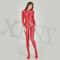 Satin Full Body Yoga Jumpsuit Long Sleeve 10