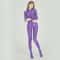 Satin Full Body Yoga Jumpsuit Long Sleeve 14