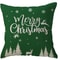 Green Christmas Snowflake Decorative Pillow Cover 4