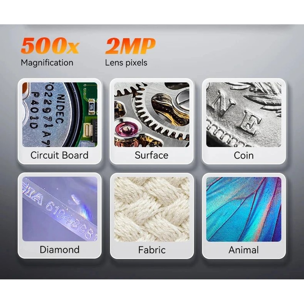 500X Portable Digital Microscope With Auto Focus 9