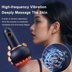 electric ems microcurrent massager brush