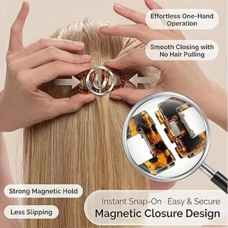 Smart Magnetic Hair Clip 4