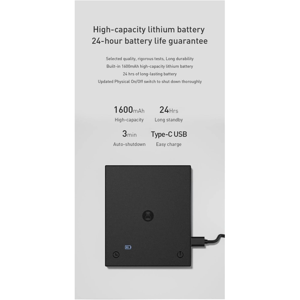 Timemore Black Mirror Coffee Scale With Timer 6