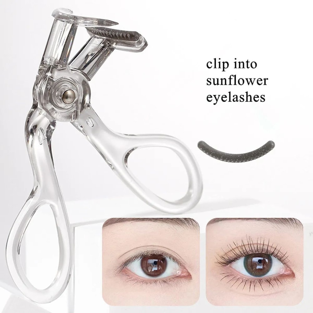 Wide Angle Partial Eyelash Curler With Comb 1