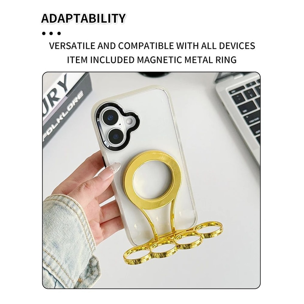 Dual Magnetic Phone Holder With 360 Rotation 5