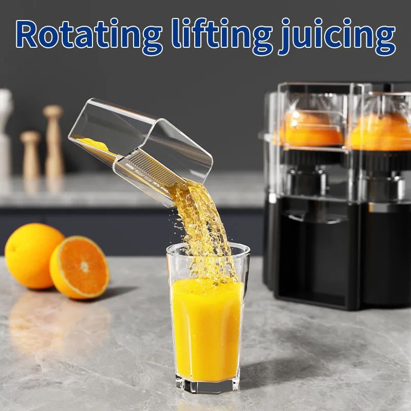 Dual Head Electric Citrus Juicer With Cleaning Brush 1