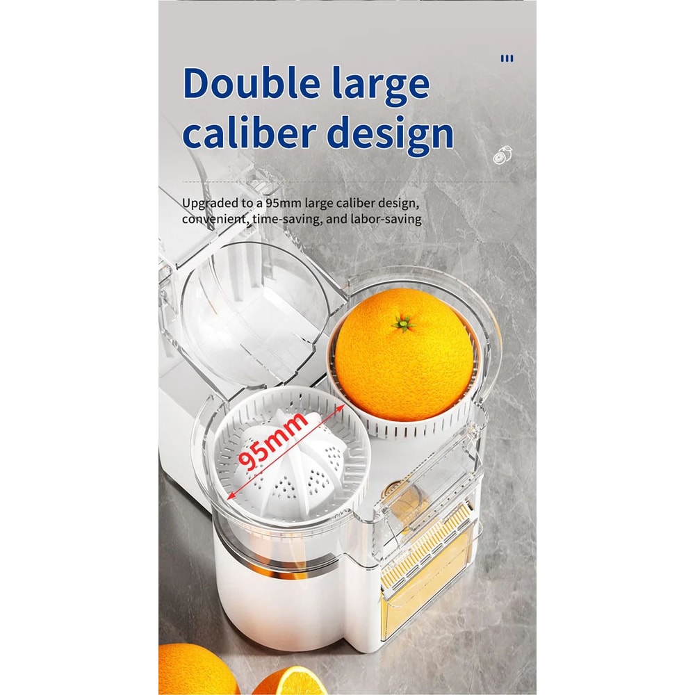 Dual Head Electric Citrus Juicer With Cleaning Brush 10