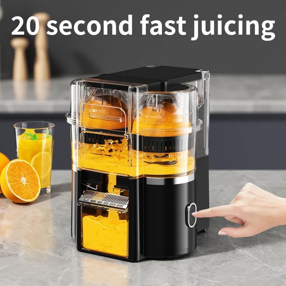 Dual Head Electric Citrus Juicer With Cleaning Brush 15