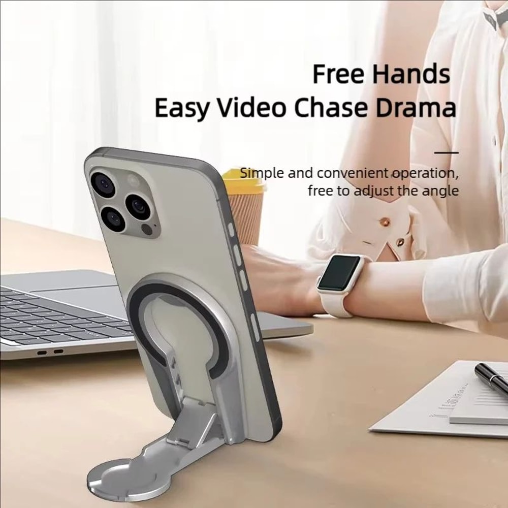 MagSafe Magnetic Phone Grip Stand Foldable Dual Holder 3