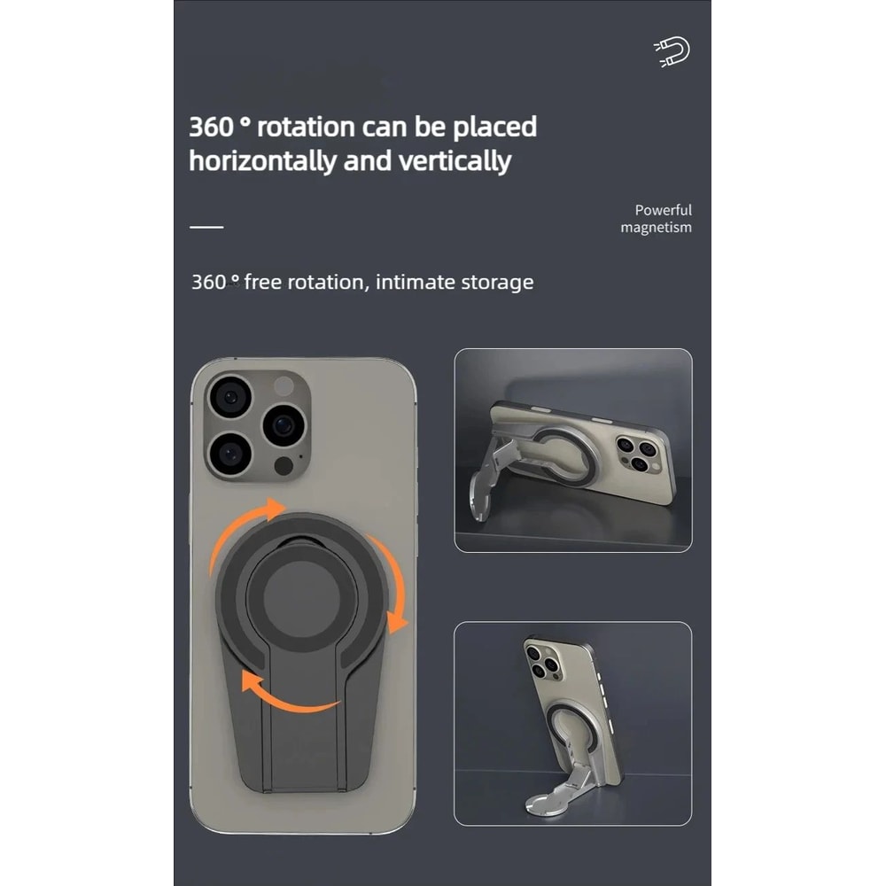 MagSafe Magnetic Phone Grip Stand Foldable Dual Holder 9