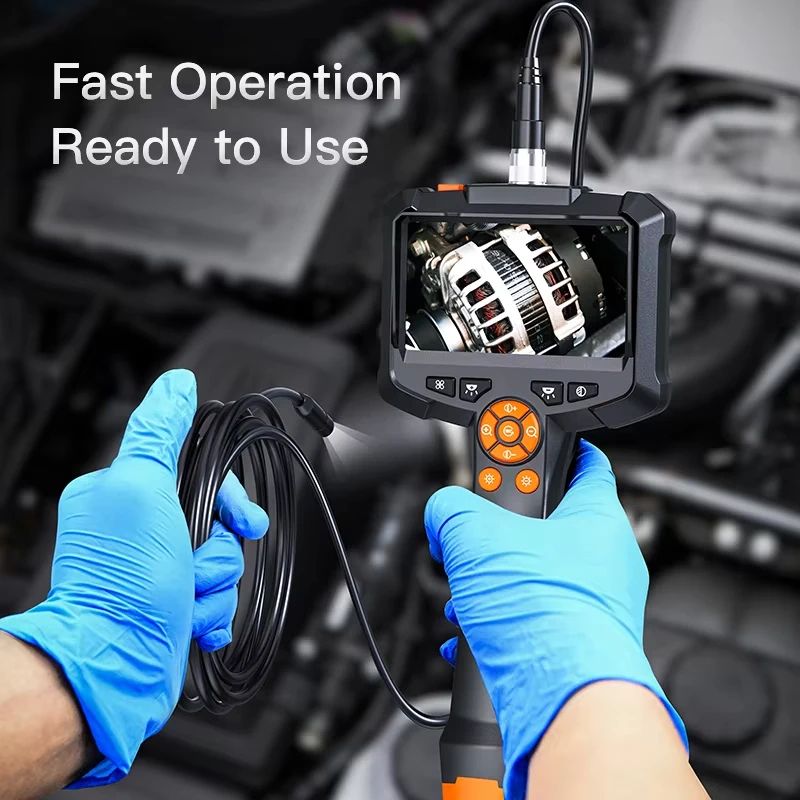 Industrial Endoscope Camera 43 Inch HD 1080P Dual Lens Borescope 4