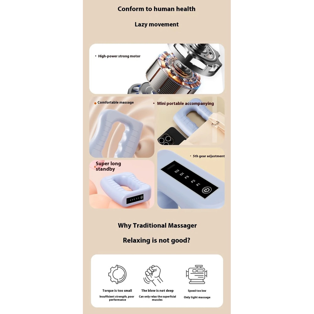 Electric Body Fascia Massage Ring With Vibration 7