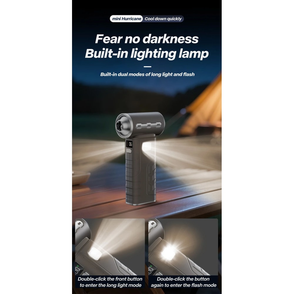 Rechargeable Turbo Air Blower With 3 Nozzles 9