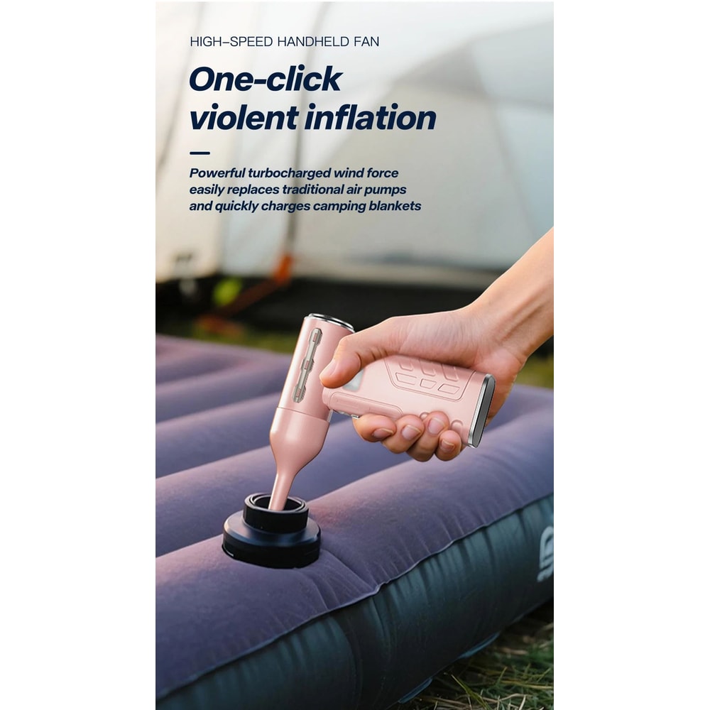 Rechargeable Turbo Air Blower With 3 Nozzles 10