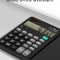 Calculator Writing Tablet With Stylus Foldable Design 9