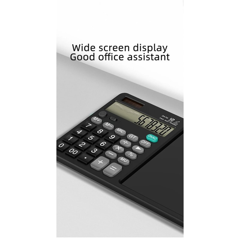 Calculator Writing Tablet With Stylus Foldable Design 9