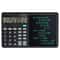 Calculator Writing Tablet With Stylus Foldable Design 19