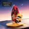 Cute Bear Sailboat Magnetic Car Dashboard Decoration 6