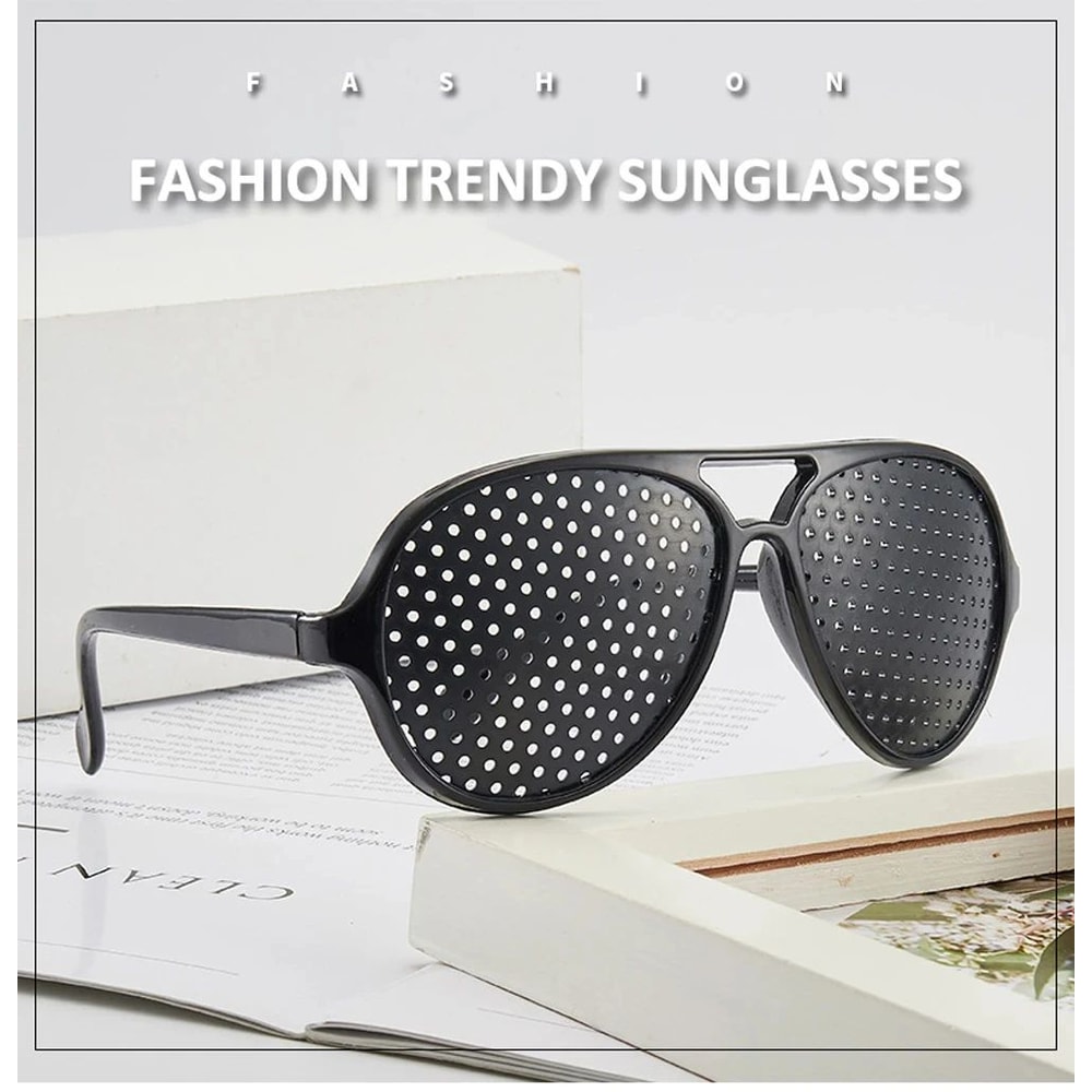 Pinhole Vision Correction Glasses Anti Fatigue Eye Care 11