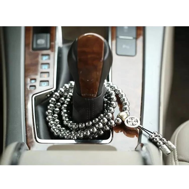 Tactical Steel Chain Buddha Beads Bracelet 6