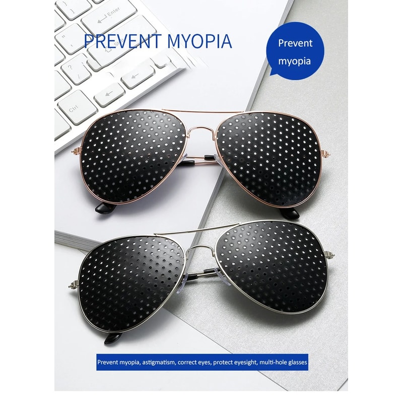 Pinhole Vision Correction Anti Fatigue Glasses 5