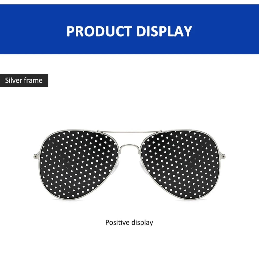 Pinhole Vision Correction Anti Fatigue Glasses 11