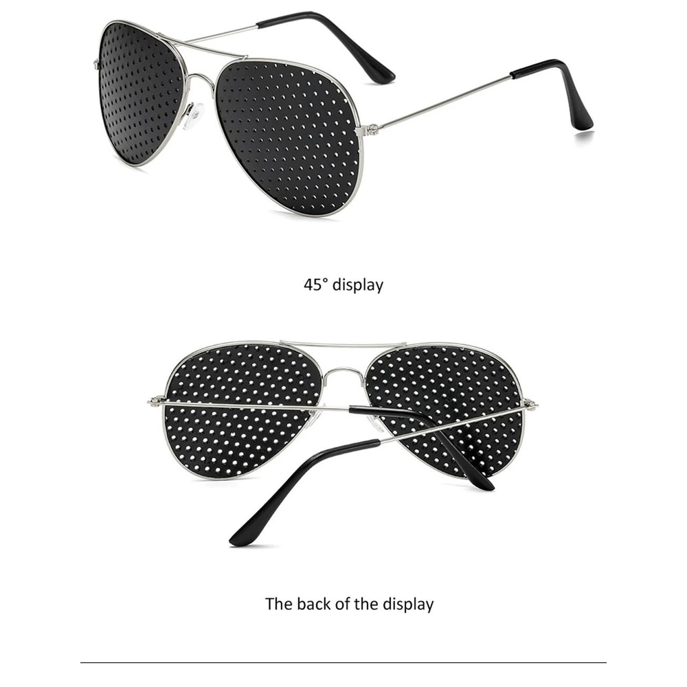 Pinhole Vision Correction Anti Fatigue Glasses 12