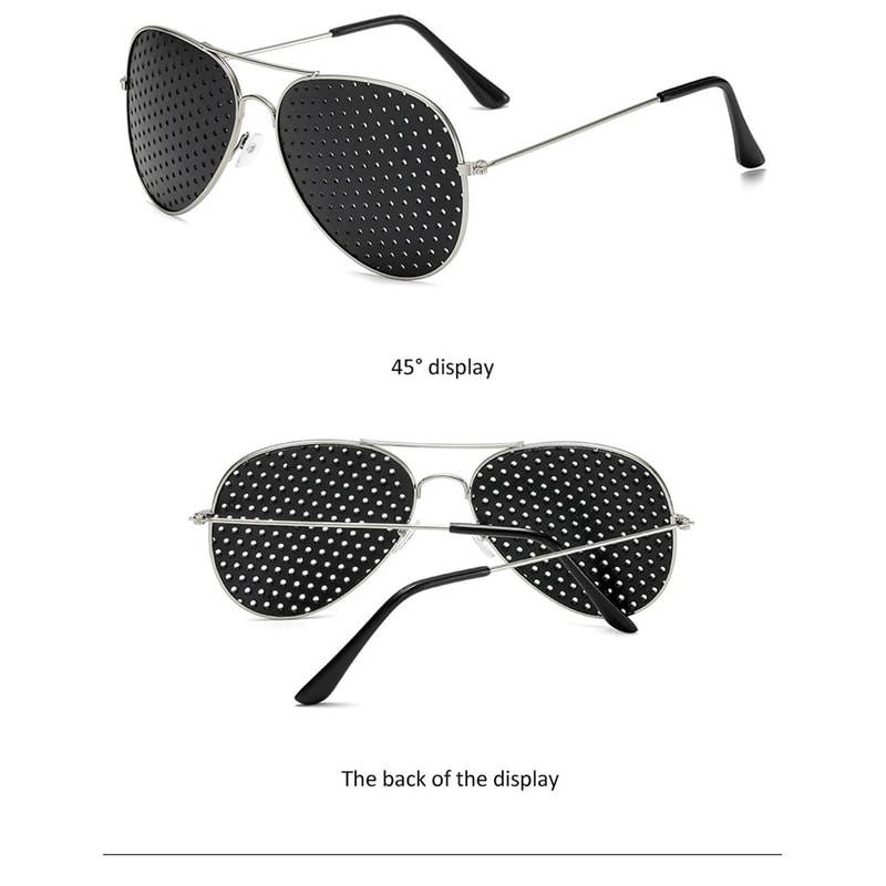 Pinhole Vision Correction Anti Fatigue Glasses 12