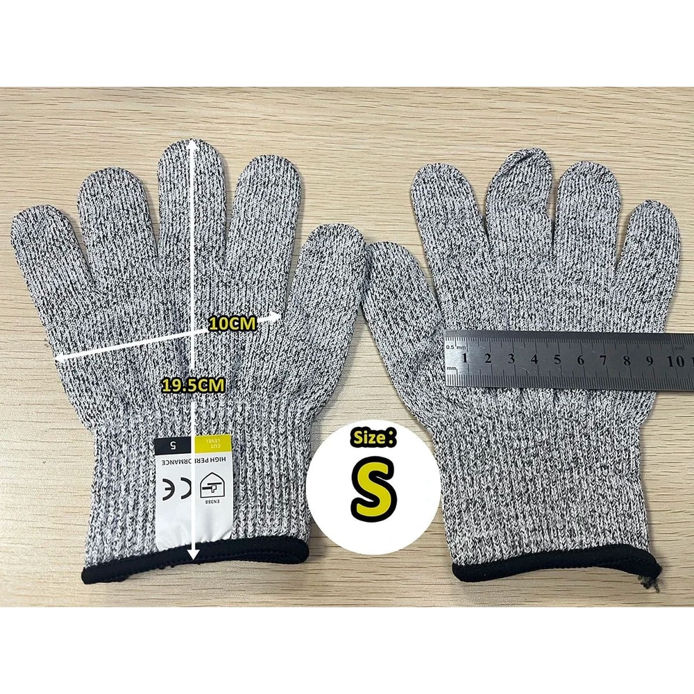 MultiPurpose HPPE Level 5 Cut Resistant Safety Gloves 8