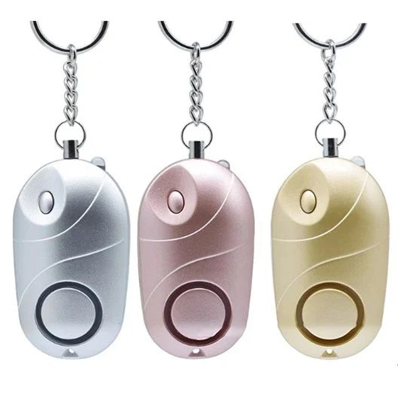Personal Safety Alarm Keychain With LED Flashlight 20