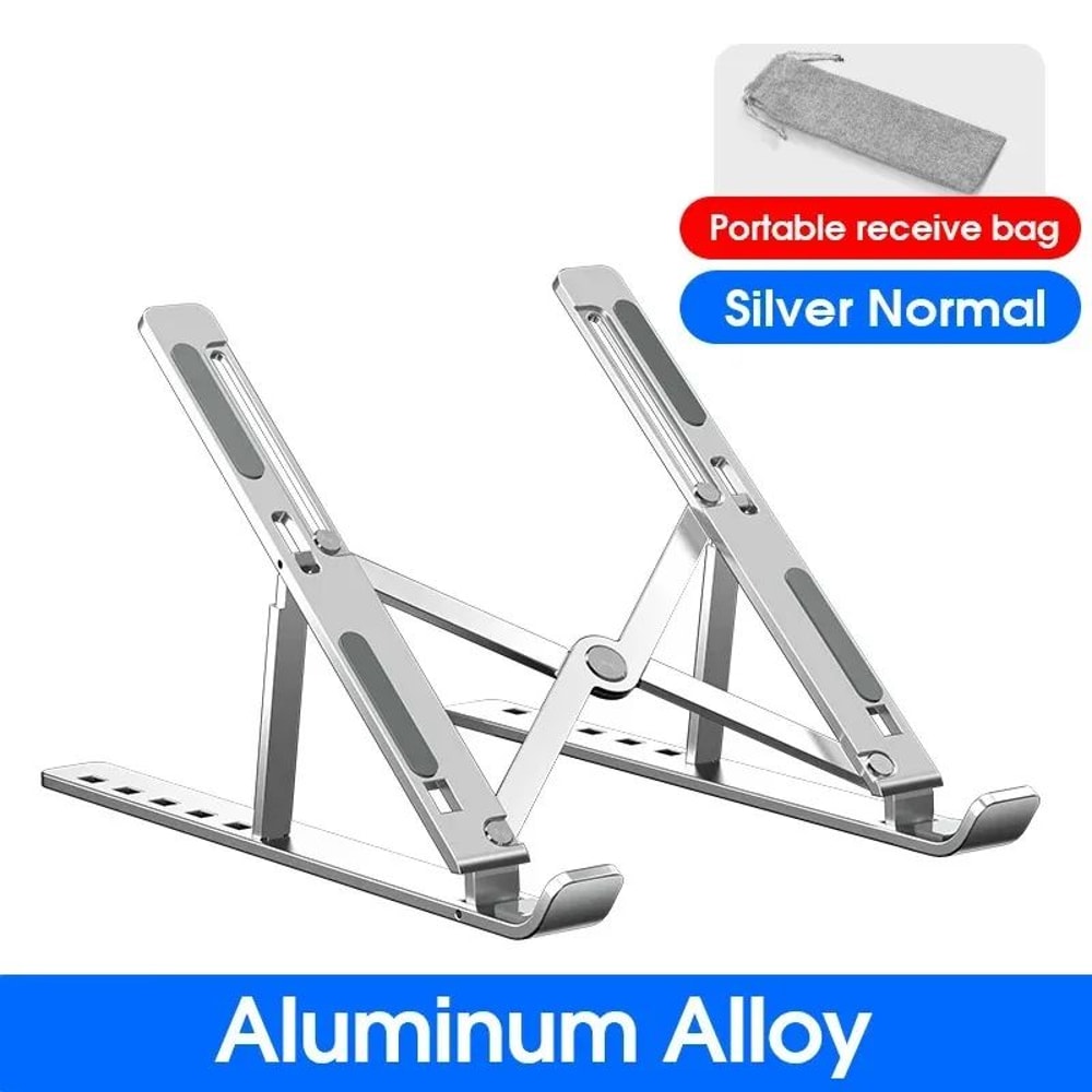 N8 N3 Adjustable Aluminum Laptop Stand Foldable Cooling Holder 7
