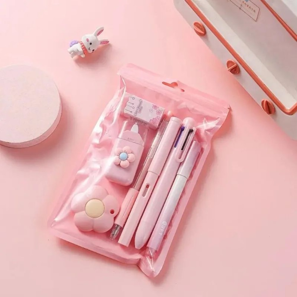 7 In 1 Cute Stationery Set For School And Gifts 3