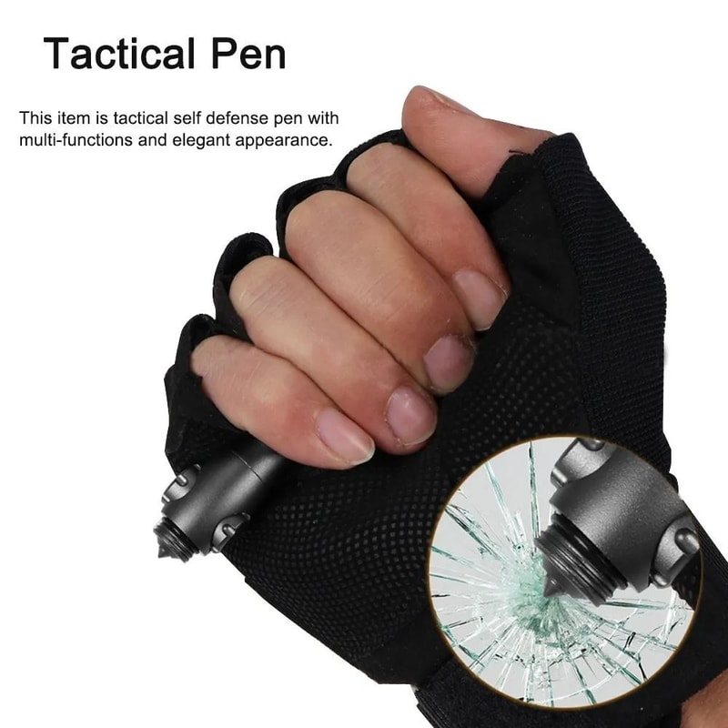 Multifunction Tactical Pen With Light And Spinner 8