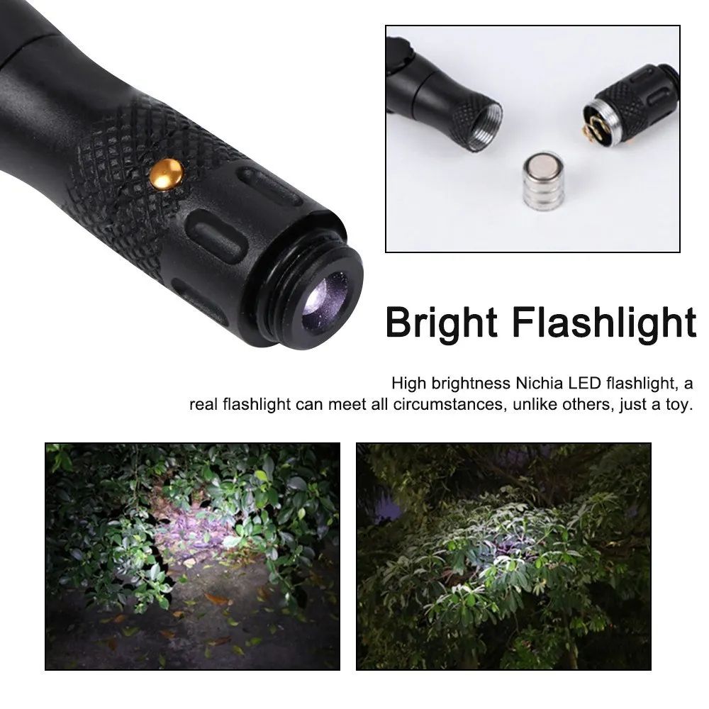 Multifunction Tactical Pen With Light And Spinner 9