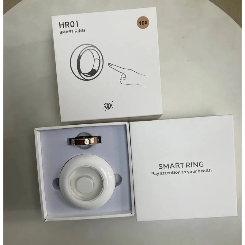 Smart Health Monitoring Ring Waterproof Fitness Tracker 10