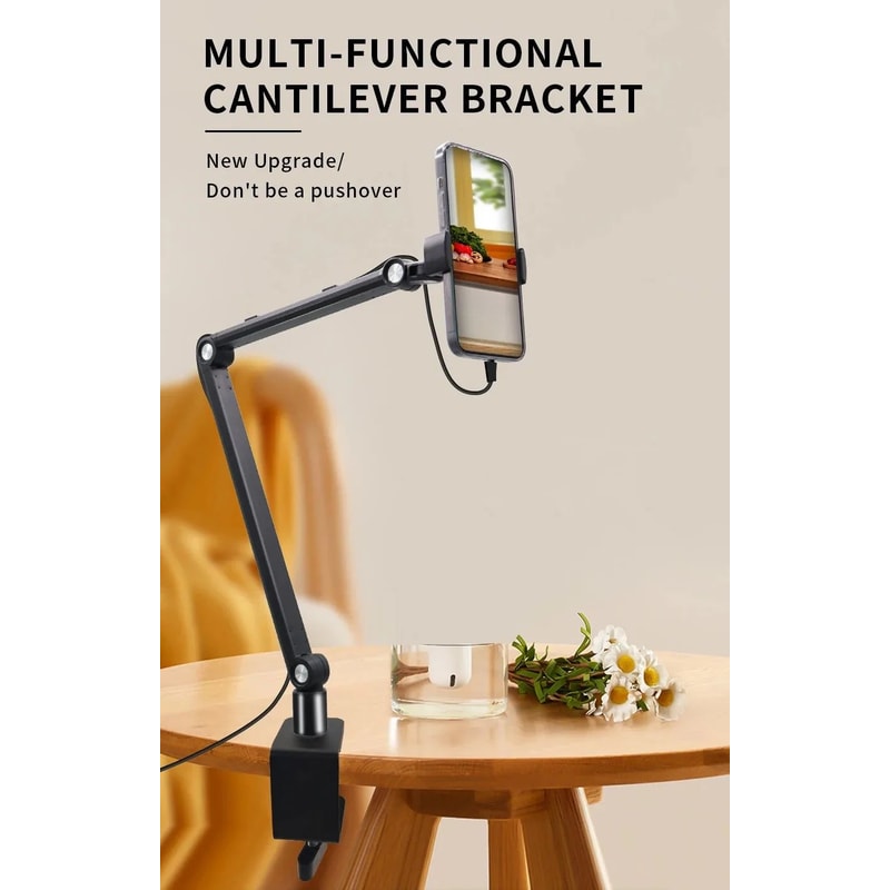 360 Rotating Aluminum Tablet And Monitor Stand Arm 7