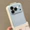 Candy Color Tempered Glass IPhone Case With Camera Protection 9