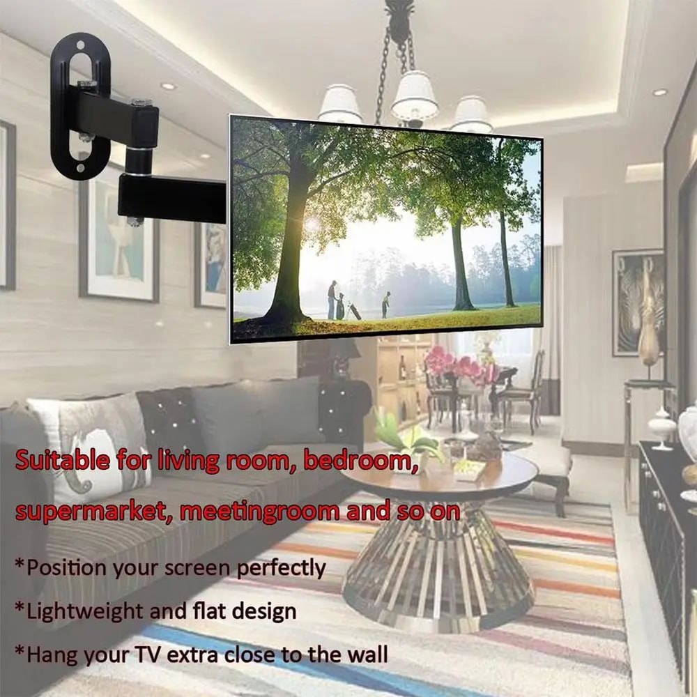 Adjustable Wall Mount Bracket For 10 To 27 Inch TV 8