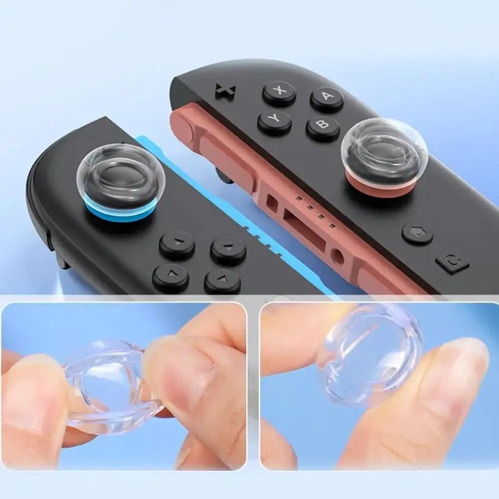 Transparent Thumb Grip Caps For Switch 2 3