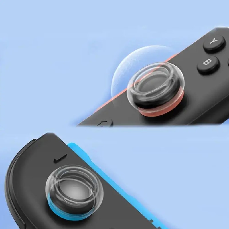 Transparent Thumb Grip Caps For Switch 2 9