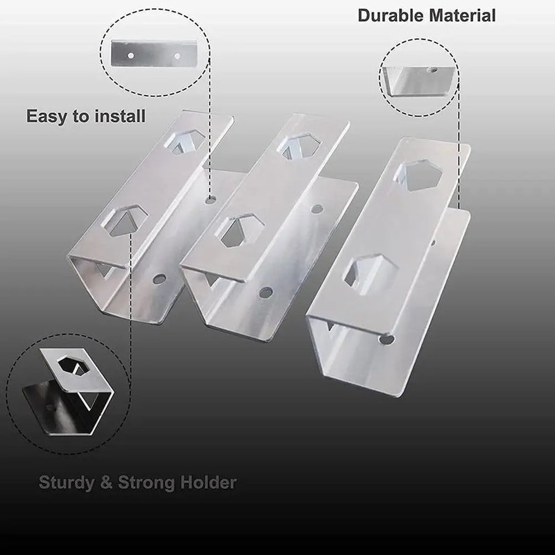 Under Desk Laptop Holder Storage Bracket 4