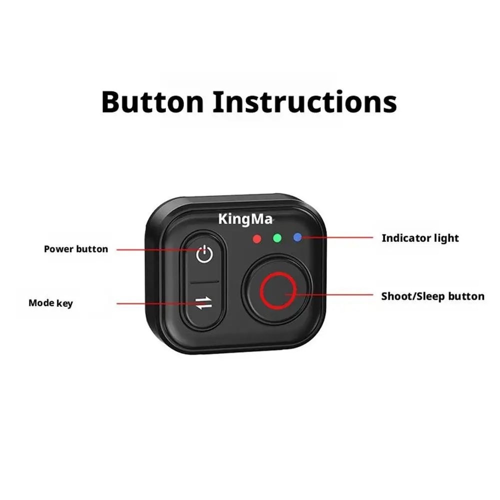 Bluetooth Remote Selfie Stick For DJI Action Camera 12
