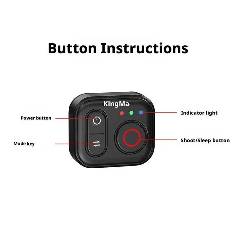 Bluetooth Remote Selfie Stick For DJI Action Camera 12