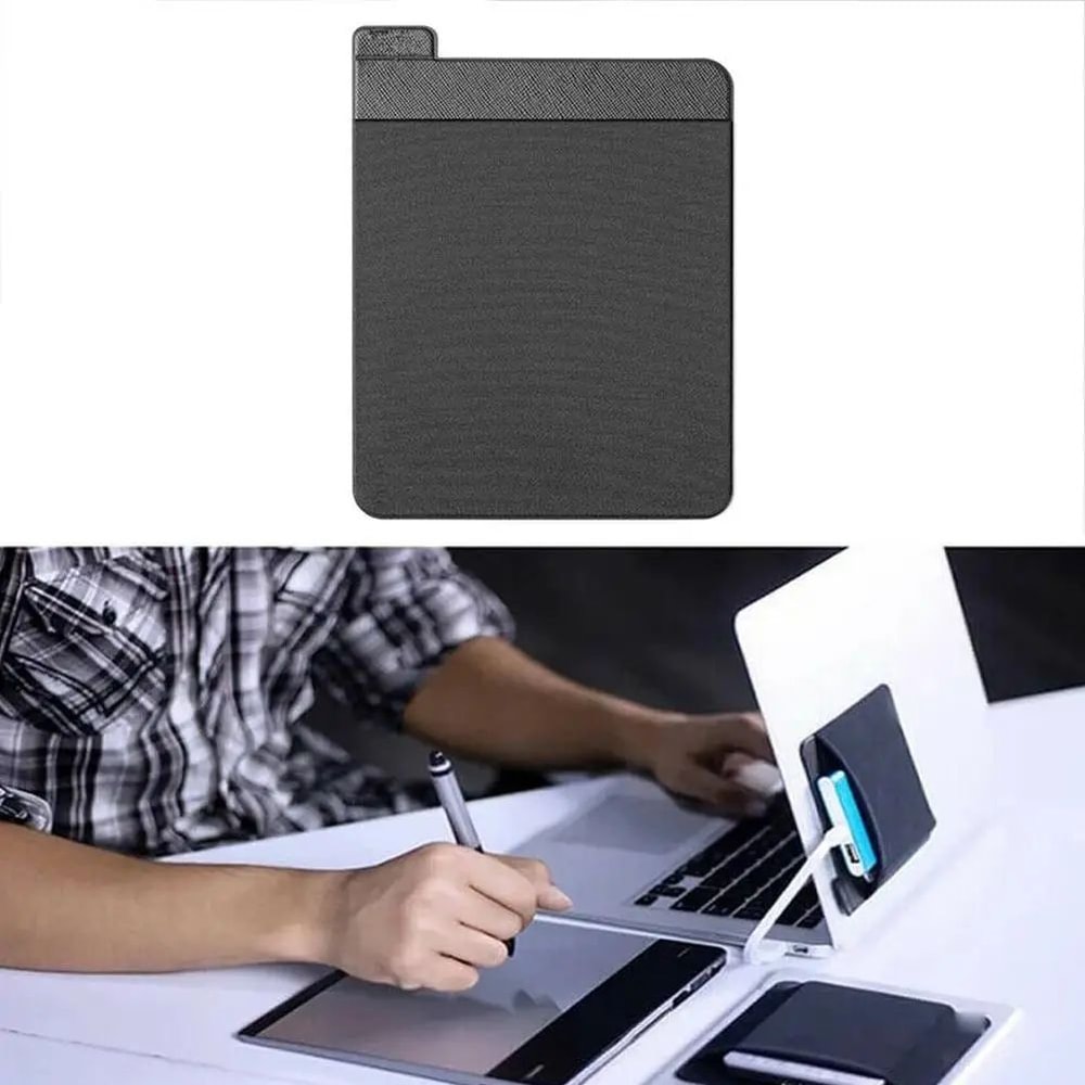 Adhesive Laptop Storage Pocket Sleeve Organizer 6