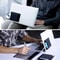 Adhesive Laptop Storage Pocket Sleeve Organizer 8